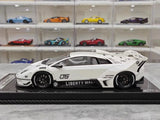 [VIP] 1:18 Lamborghini 2009 Murcielago GT EVO Liberty Walk White Model Car Resin