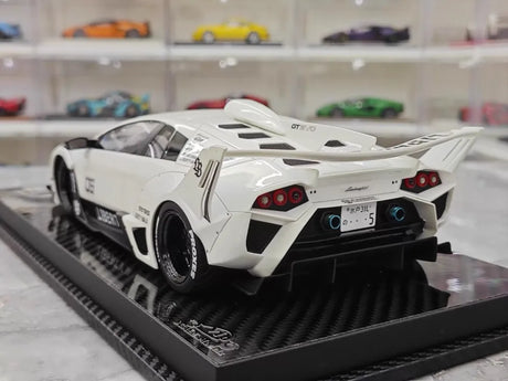 [VIP] 1:18 Lamborghini 2009 Murcielago GT EVO Liberty Walk White Model Car Resin
