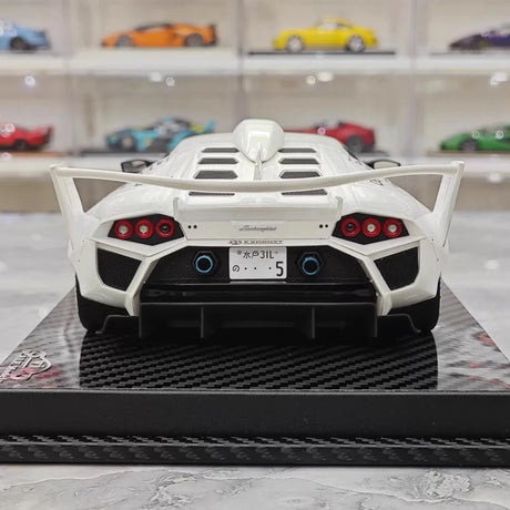 [VIP] 1:18 Lamborghini 2009 Murcielago GT EVO Liberty Walk White Model Car Resin