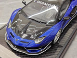 [VIP] 1:18 Lamborghini 2019 Aventador SVJ Liberty Walk blauw modelauto Hars