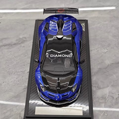 [VIP] 1:18 Lamborghini 2019 Aventador SVJ Liberty Walk blu modellino di auto resina