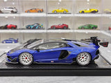 [VIP] 1:18 Lamborghini 2019 Aventador SVJ Liberty Walk blauw modelauto Hars