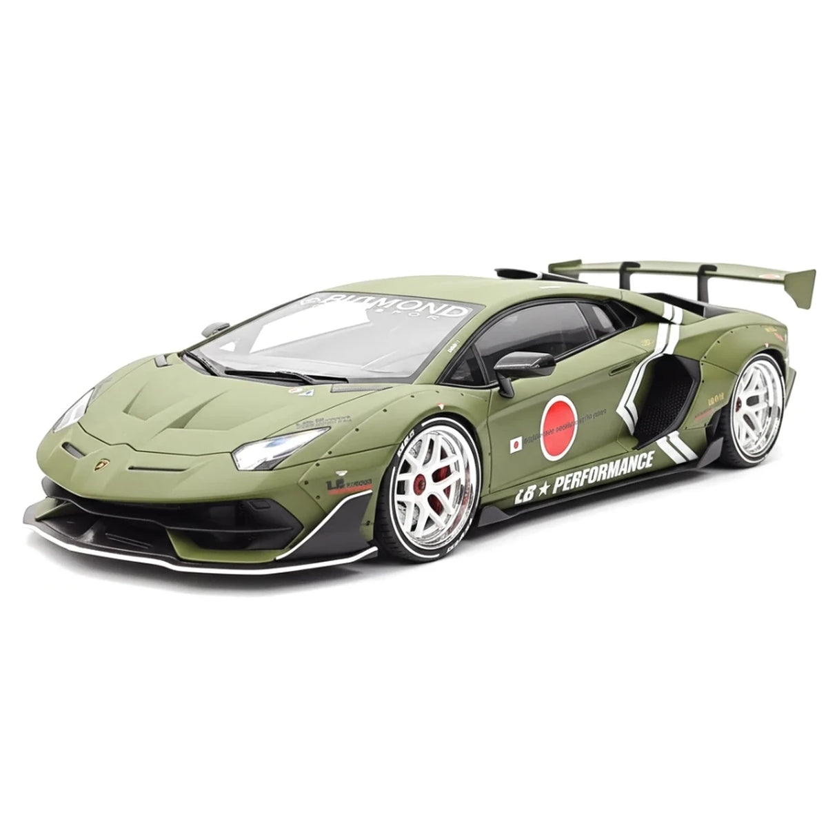 Lamborghini 2019 Aventador SVJ Liberty Walk 1:18 Resin Model Car Lamborghini 2019 Aventador SVJ Liberty Walk 1:18 Resin Model Car