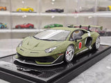 [VIP] 1:18 Lamborghini 2019 Aventador SVJ Liberty Walk vihreä pienoismalli Hartsi