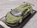 [VIP] 1:18 Lamborghini 2019 Aventador SVJ Liberty Walk vihreä pienoismalli Hartsi
