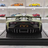 [VIP] 1:18 Lamborghini 2019 Aventador SVJ Liberty Walk vihreä pienoismalli Hartsi