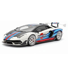[VIP] 1:18 Lamborghini 2019 Aventador SVJ Liberty Walk Martini modellino di auto resina