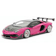[VIP] 1:18 Lamborghini 2019 Aventador SVJ Liberty Walk rose voiture miniature Resin