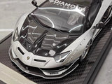 [VIP] 1:18 Lamborghini 2019 Aventador SVJ Liberty Walk シルバー モデルカー レジン