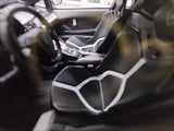 [VIP] 1:18 Lamborghini 2019 Aventador SVJ Liberty Walk シルバー モデルカー レジン