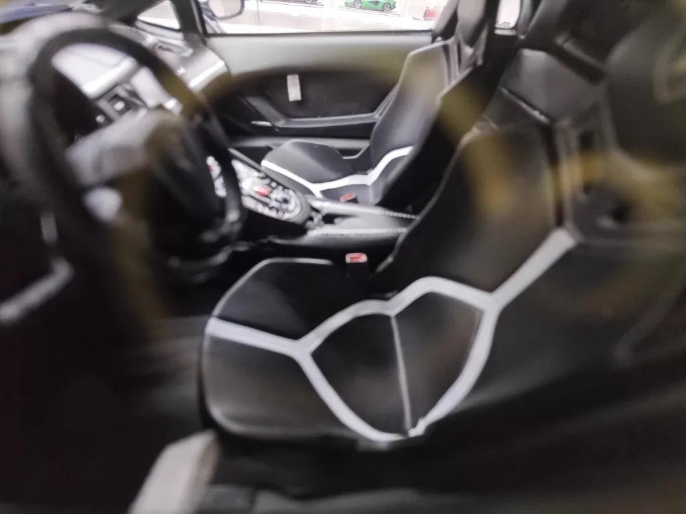[VIP] 1:18 Lamborghini 2019 Aventador SVJ Liberty Walk argento modellino di auto resina