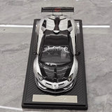 [VIP] 1:18 Lamborghini 2019 Aventador SVJ Liberty Walk シルバー モデルカー レジン