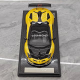 [VIP] 1:18 Lamborghini 2019 Aventador SVJ Liberty Walk Yellow Model Car Resin