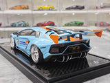 [VIP] 1:18 Lamborghini 2019 Aventador SVJ Liberty Walk Gulf modelauto Hars