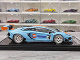 [VIP] 1:18 Lamborghini 2019 Aventador SVJ Liberty Walk Gulf modelauto Hars