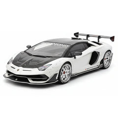 [VIP] 1:18 Lamborghini 2019 Aventador SVJ Liberty Walk White Model Car Resin