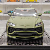 [VIP] 1:18 Lamborghini 2019 Urus Liberty Walk Green Model Car Resin