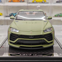 [VIP] 1:18 Lamborghini 2019 Urus Liberty Walk Green Model Car Resin