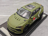 [VIP] 1:18 Lamborghini 2019 Urus Liberty Walk Green Model Car Resin