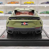 [VIP] 1:18 Lamborghini 2019 Urus Liberty Walk Green Model Car Resin