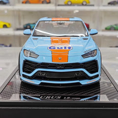 [VIP] 1:18 Lamborghini 2019 Urus Liberty Walk Gulf Model Car Resin