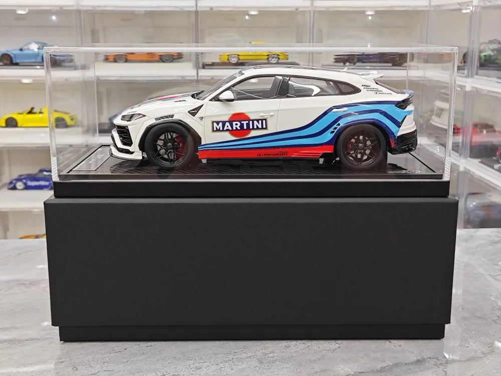 [VIP] 1:18 Lamborghini 2019 Urus Liberty Walk Martini Model Car Resin