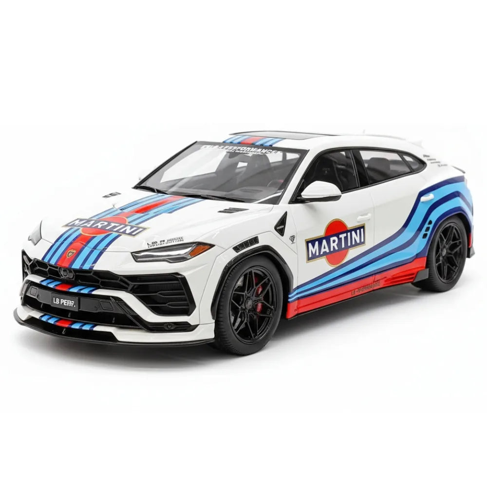 [VIP] 1:18 Lamborghini 2019 Urus Liberty Walk Martini Model Car Resin