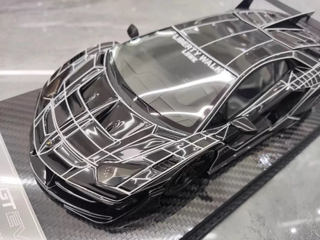 [VIP] 1:18 Lamborghini 2020 Aventador GT EVO Liberty Walk Black Model Car Resin