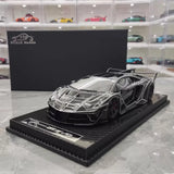 [VIP] 1:18 Lamborghini 2020 Aventador GT EVO Liberty Walk Black Model Car Resin