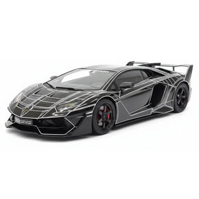 [VIP] 1:18 Lamborghini 2020 Aventador GT EVO Liberty Walk Black Model Car Resin