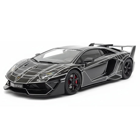 [VIP] 1:18 Lamborghini 2020 Aventador GT EVO Liberty Walk Black Model Car Resin