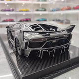 [VIP] 1:18 Lamborghini 2020 Aventador GT EVO Liberty Walk Black Model Car Resin