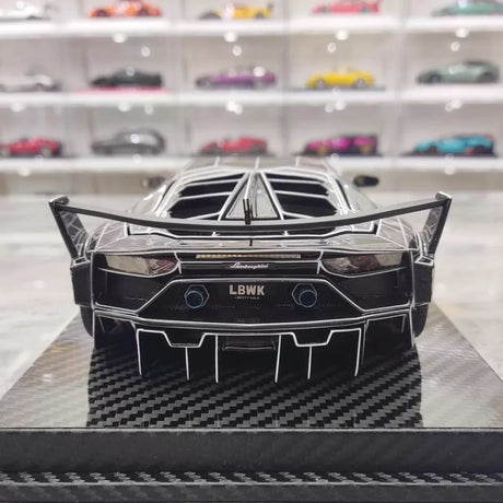 [VIP] 1:18 Lamborghini 2020 Aventador GT EVO Liberty Walk Black Model Car Resin