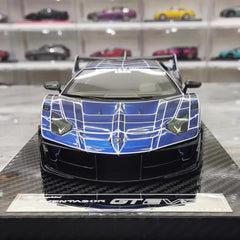 [VIP] 1:18 Lamborghini 2020 Aventador GT EVO Liberty Walk blu modellino di auto resina