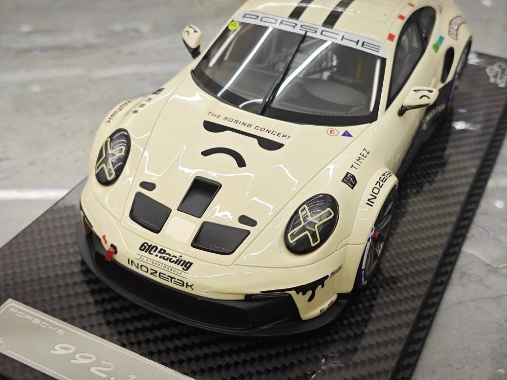 [VIP] 1:18 Porsche 2023 911 GT3 Cup 610 Racing x Inozetek Model Car Resin