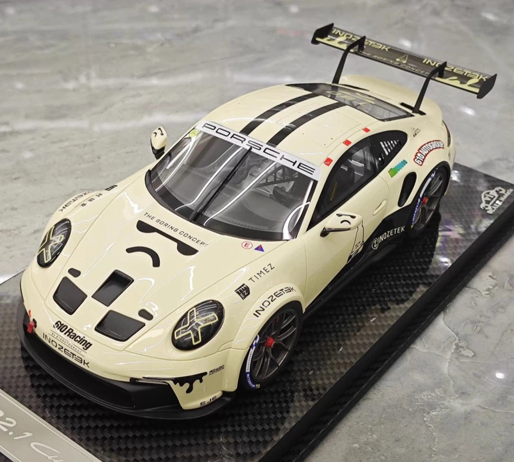 [VIP] 1:18 Porsche 2023 911 GT3 Cup 610 Racing x Inozetek Model Car Resin