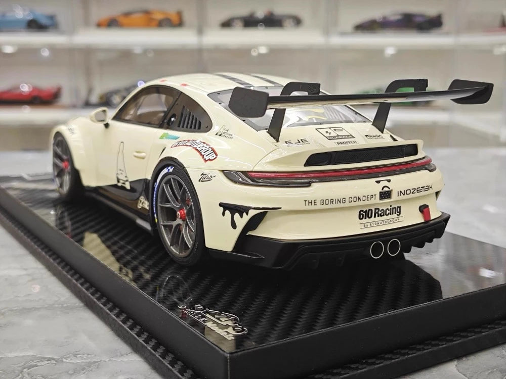 [VIP] 1:18 Porsche 2023 911 GT3 Cup 610 Racing x Inozetek Model Car Resin