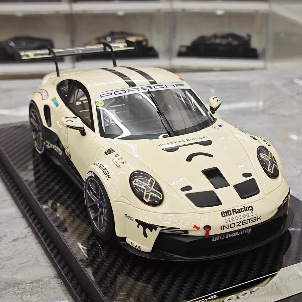 [VIP] 1:18 Porsche 2023 911 GT3 Cup 610 Racing x Inozetek Model Car Resin