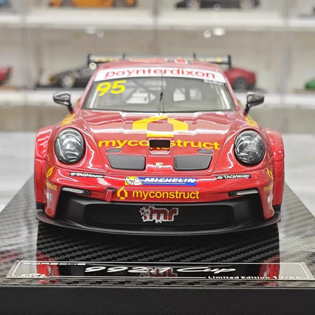 [VIP] 1:18 Porsche 2023 911 GT3 Cup #95 MyConstruct Racing Resin / Closed Body