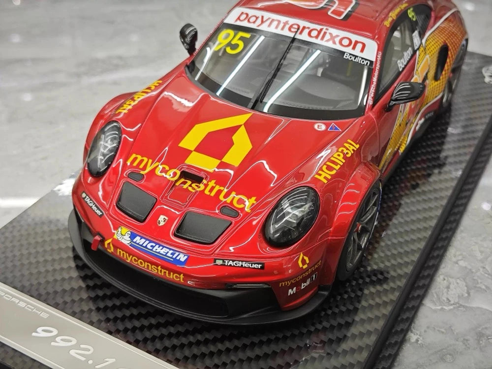 [VIP] 1:18 Porsche 2023 911 GT3 Cup #95 MyConstruct da corsa resina / Closed Body