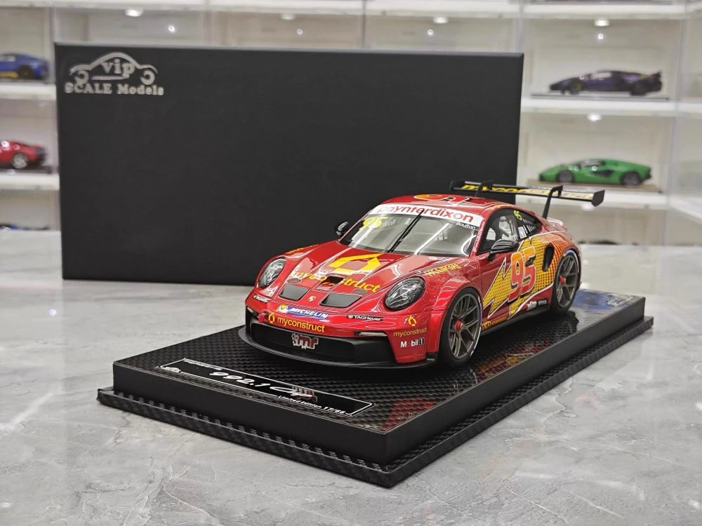 [VIP] 1:18 Porsche 2023 911 GT3 Cup #95 MyConstruct da corsa resina / Closed Body