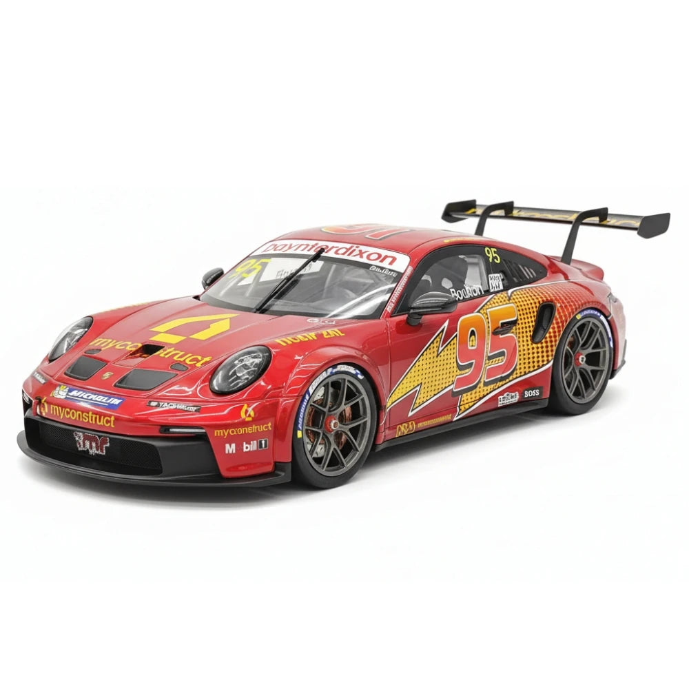 [VIP] 1:18 Porsche 2023 911 GT3 Cup #95 MyConstruct Racing Resin / Closed Body