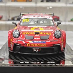 [VIP] 1:18 Porsche 2023 911 GT3 Cup #95 MyConstruct da corsa resina / Closed Body