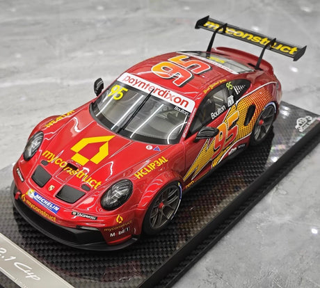[VIP] 1:18 Porsche 2023 911 GT3 Cup #95 MyConstruct Racing Resin / Closed Body