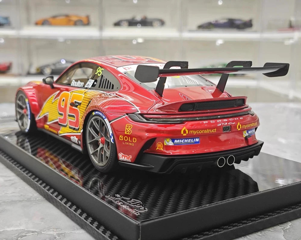 [VIP] 1:18 Porsche 2023 911 GT3 Cup #95 MyConstruct Racing Resin / Closed Body