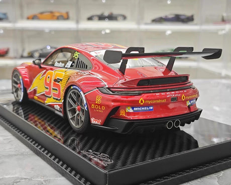 [VIP] 1:18 Porsche 2023 911 GT3 Cup #95 MyConstruct Racing Resin / Closed Body