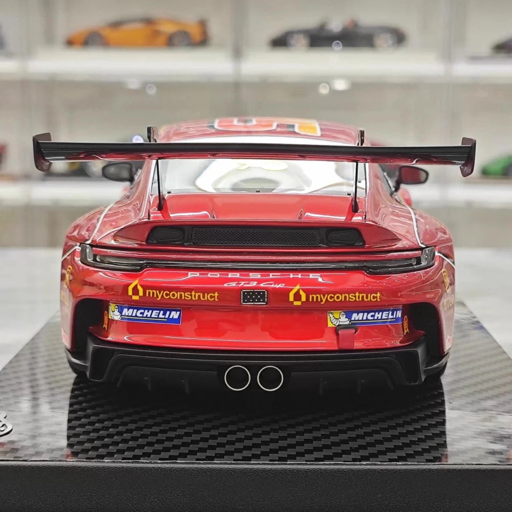 [VIP] 1:18 Porsche 2023 911 GT3 Cup #95 MyConstruct da corsa resina / Closed Body