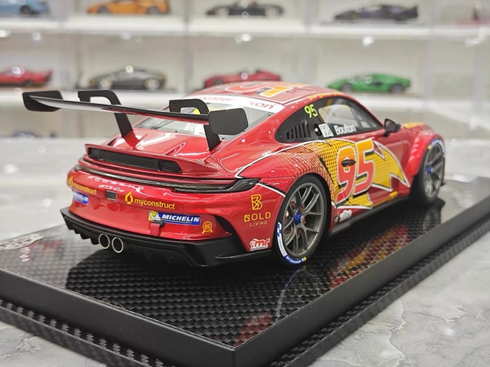 [VIP] 1:18 Porsche 2023 911 GT3 Cup #95 MyConstruct Racing Resin / Closed Body