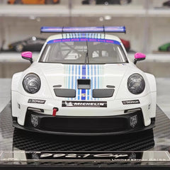 [VIP] 1:18 Porsche 2023 911 GT3 Cup Martini Heritage Concept Livery Model Car Resin