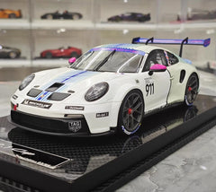 [VIP] 1:18 Porsche 2023 911 GT3 Cup Martini Heritage Concept Livery Model Car Resin